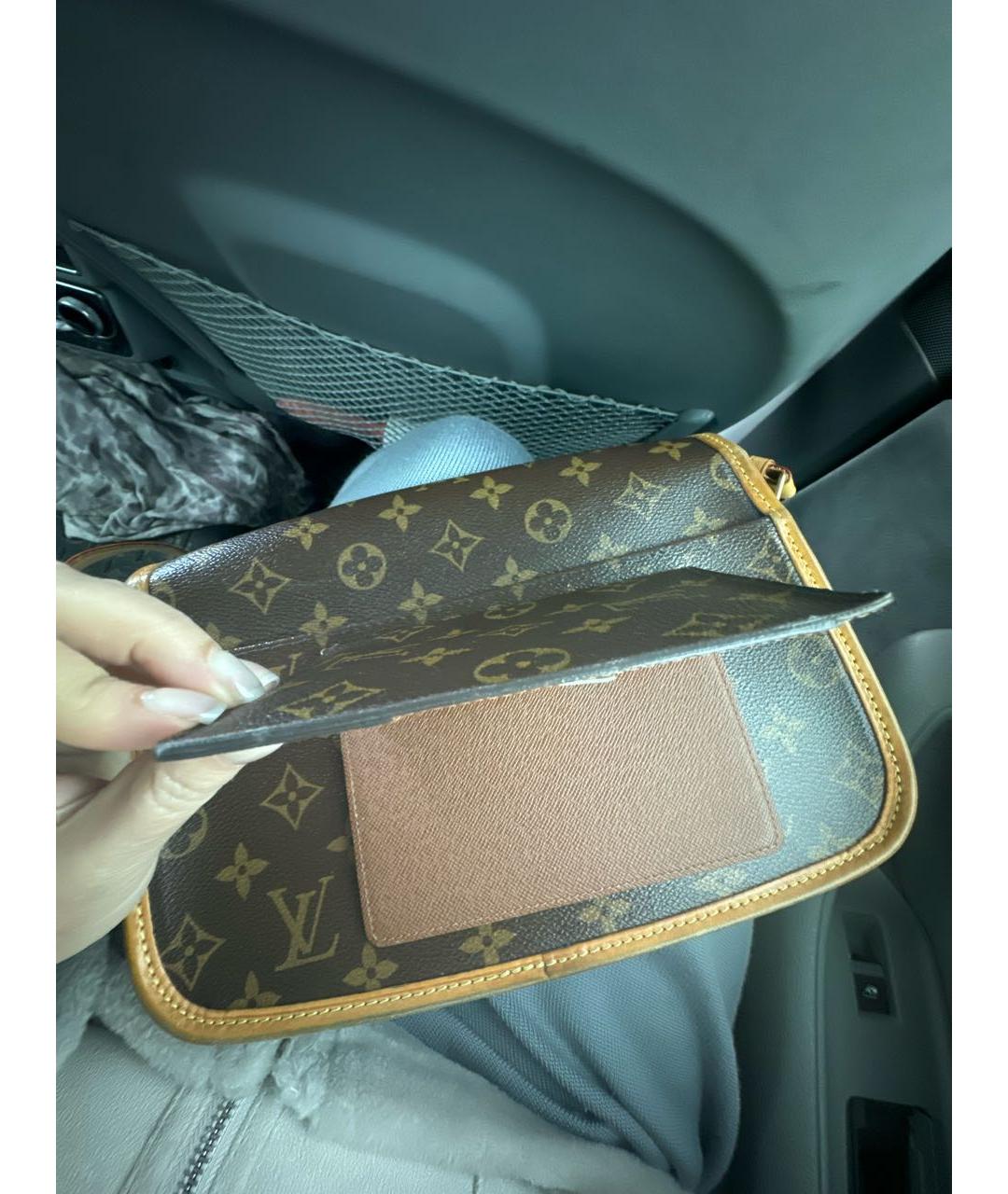 LOUIS VUITTON Коричневый кардхолдер, фото 4