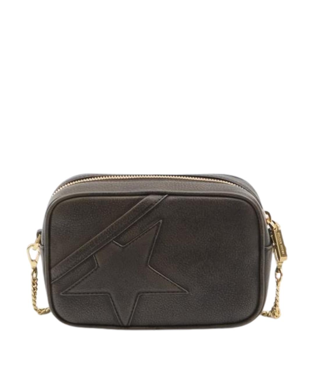 GOLDEN GOOSE DELUXE BRAND Коричневая кожаная сумка через плечо, фото 1