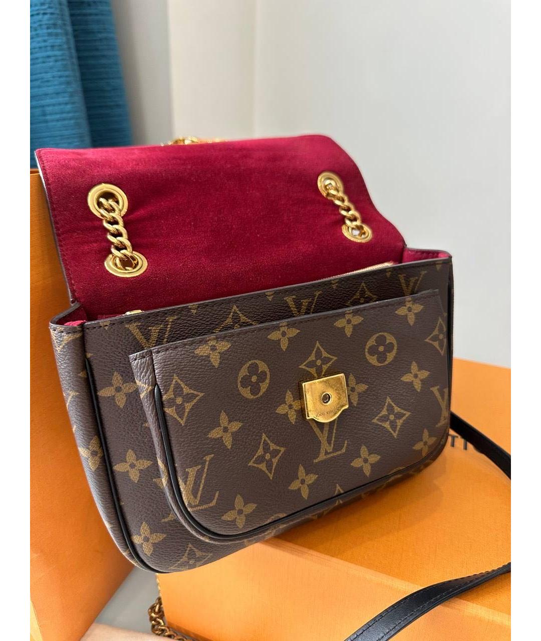 LOUIS VUITTON Коричневая сумка через плечо, фото 7