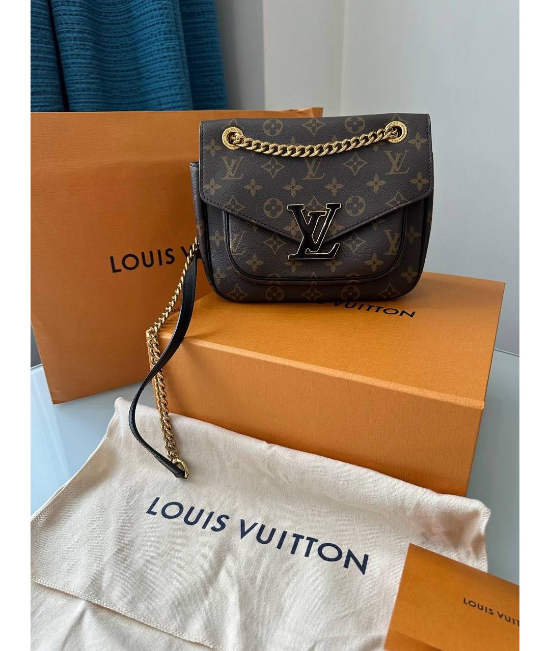 LOUIS VUITTON Коричневая сумка через плечо, фото 3