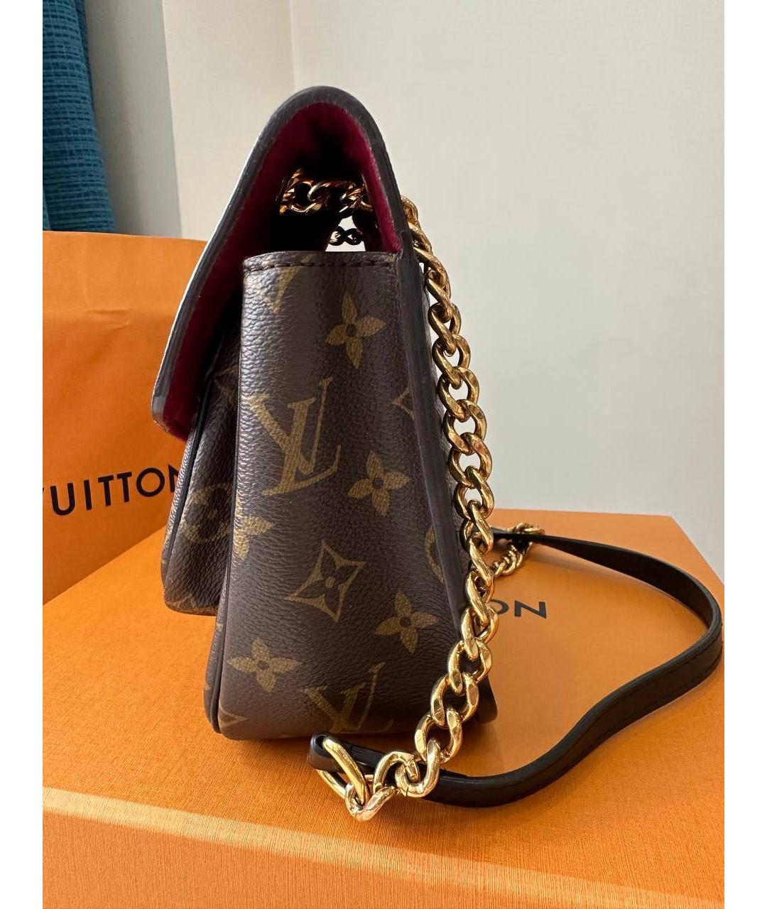 LOUIS VUITTON Коричневая сумка через плечо, фото 6