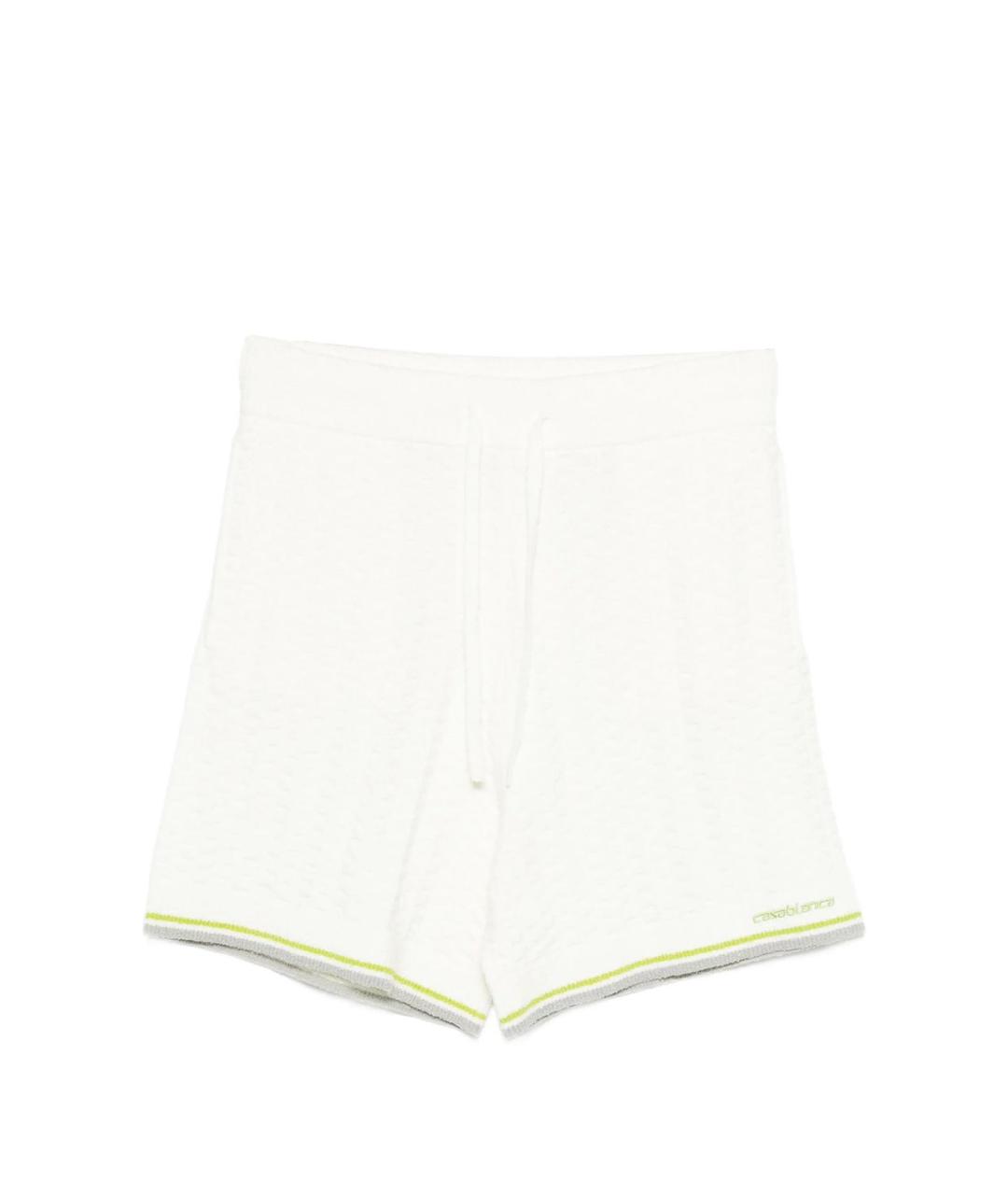 CASABLANCA Белые хлопковые шорты, фото 1
