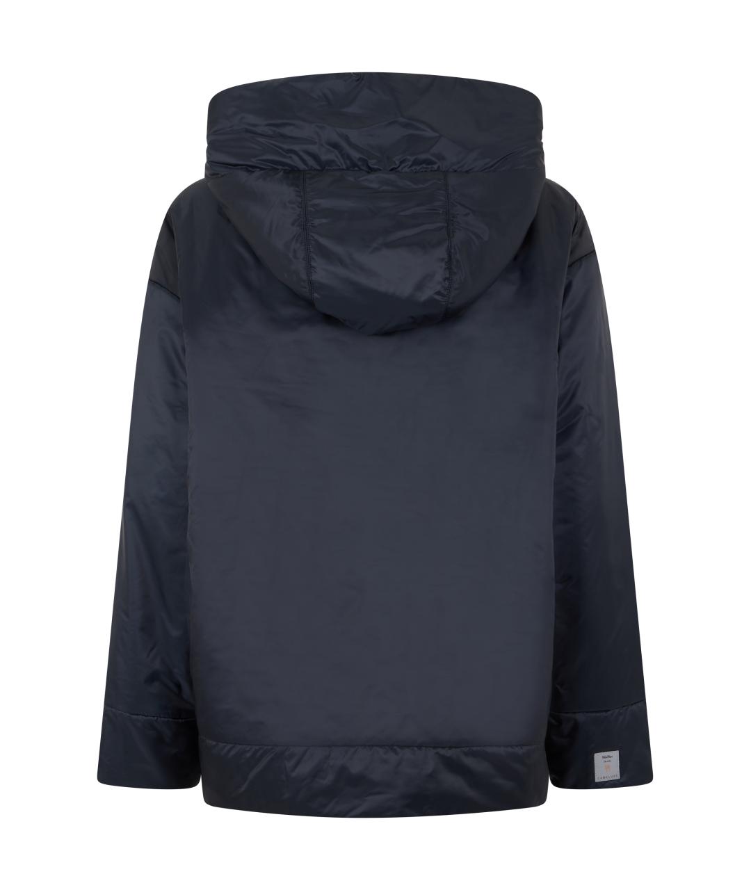 'S MAX MARA Синяя полиэстеровая куртка, фото 2