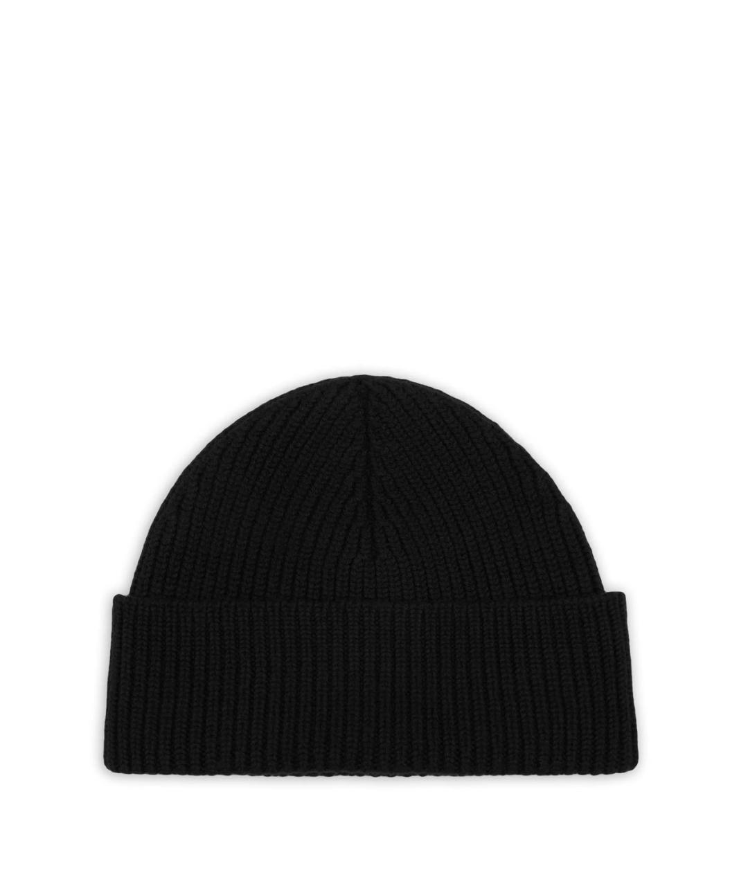 Ami Paris Черная шерстяная шапка, фото 4