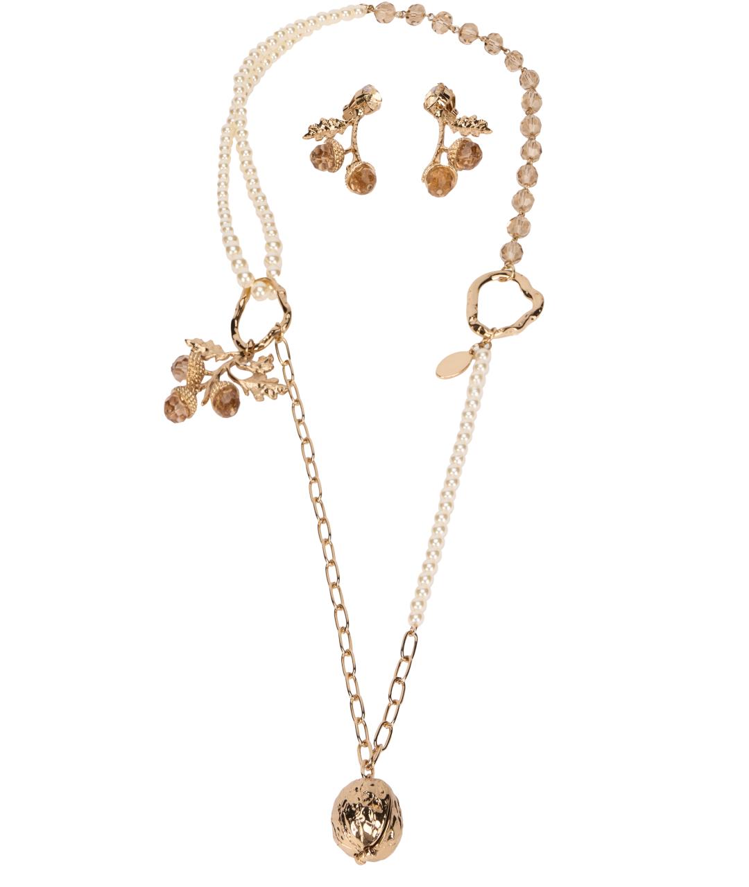 WEEKEND MAX MARA Золотая металлическая подвеска, фото 2