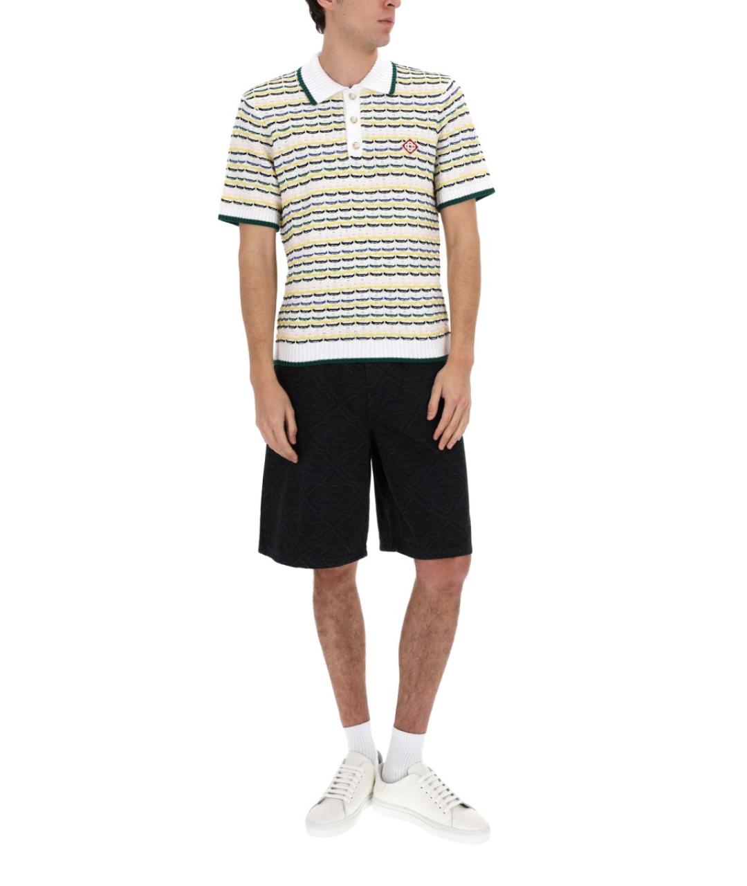 CASABLANCA Мульти хлопковое поло с коротким рукавом, фото 5