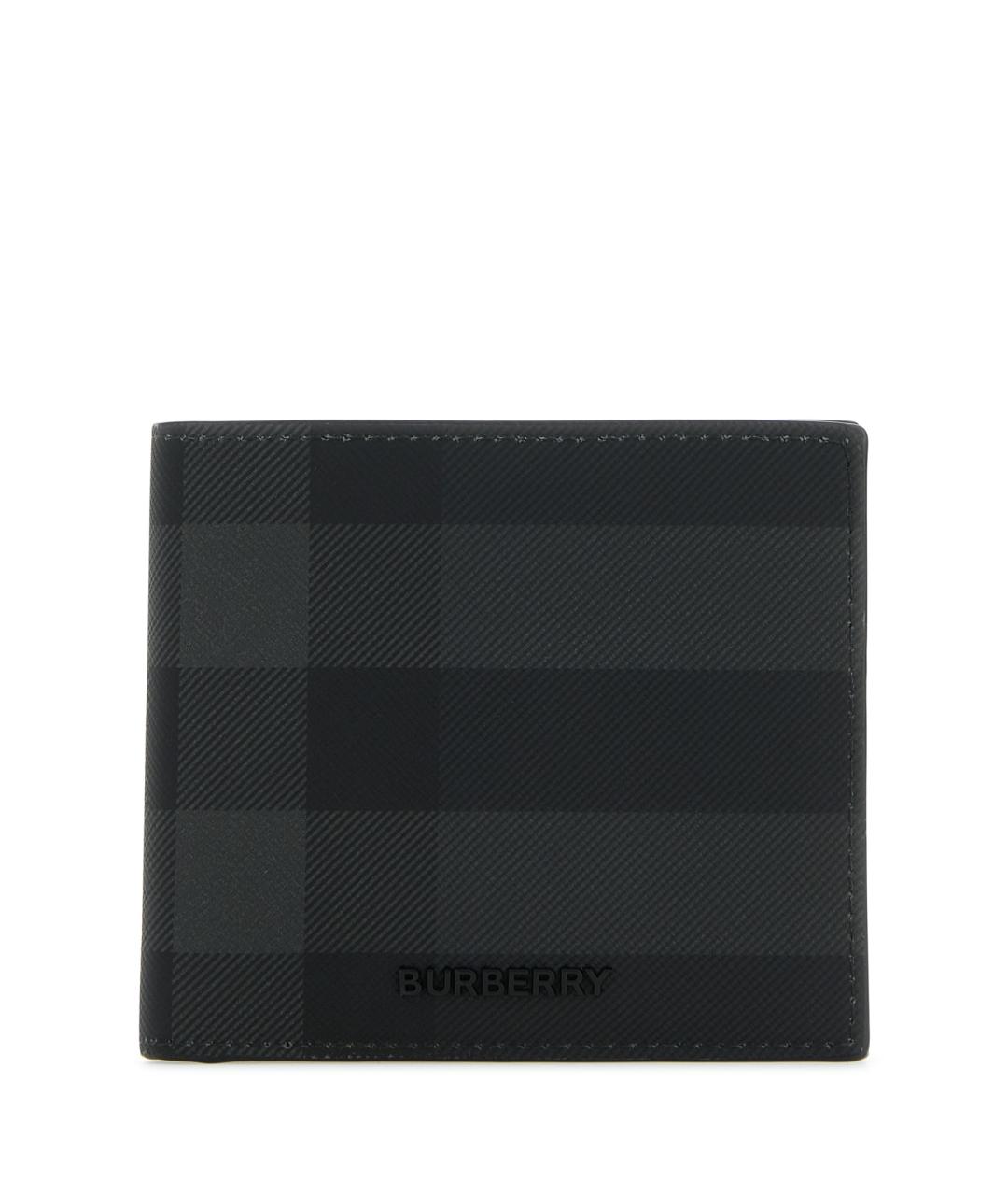 BURBERRY Черный полиуретановый кошелек, фото 1