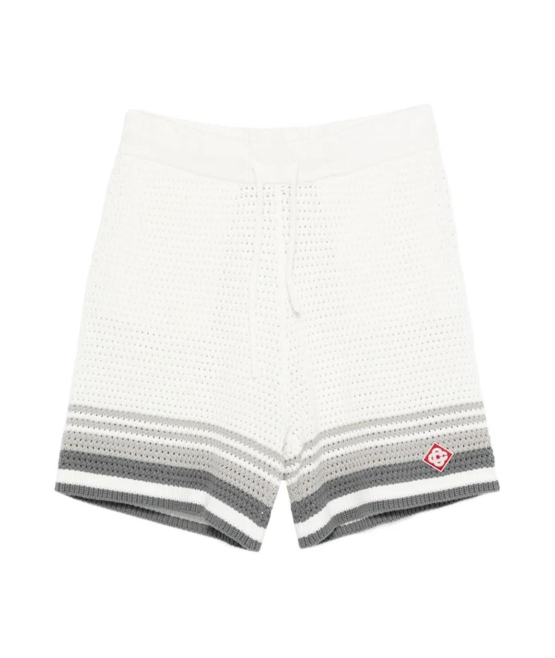 CASABLANCA Белые хлопковые шорты, фото 1