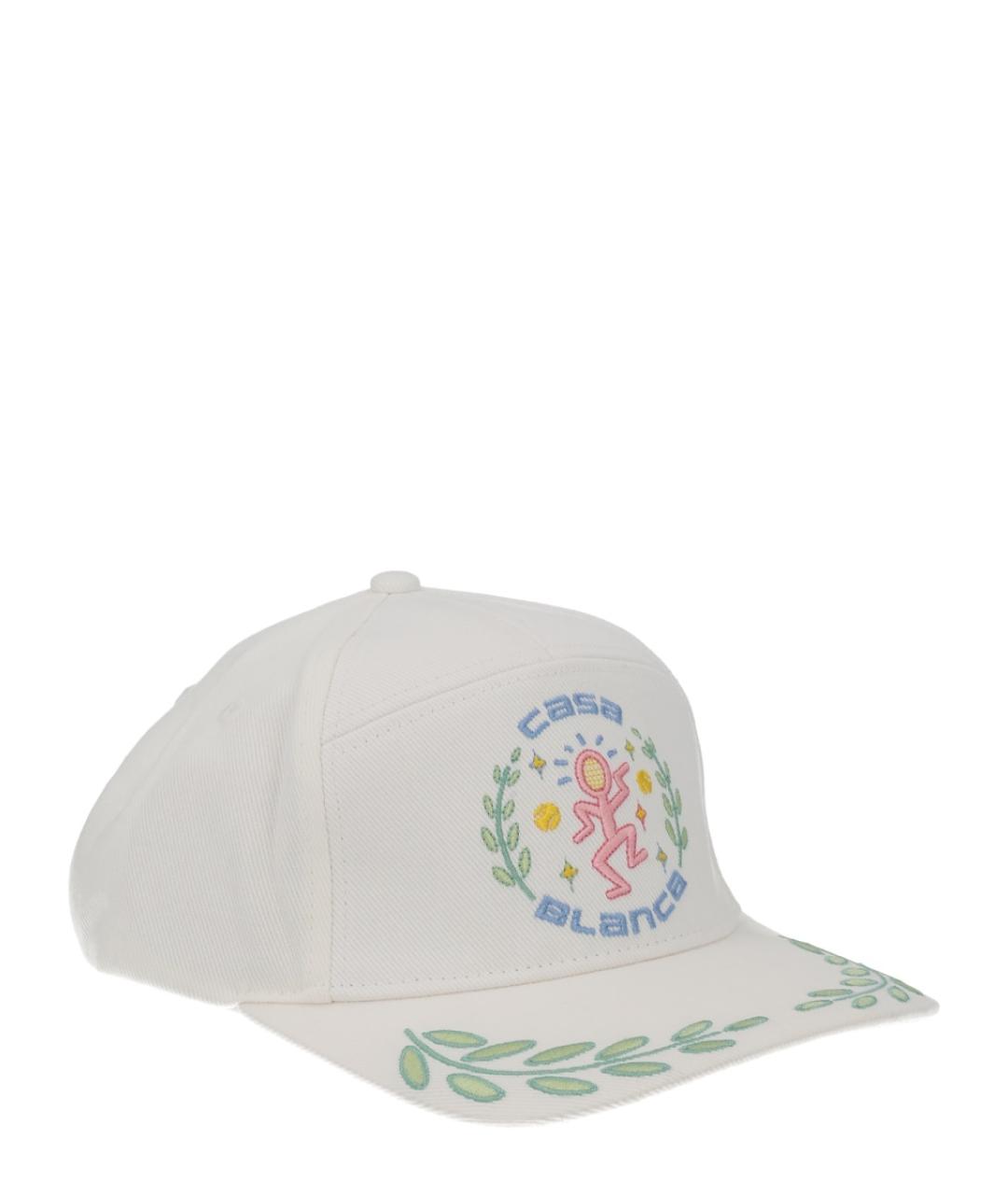 CASABLANCA Белая хлопковая кепка/бейсболка, фото 2