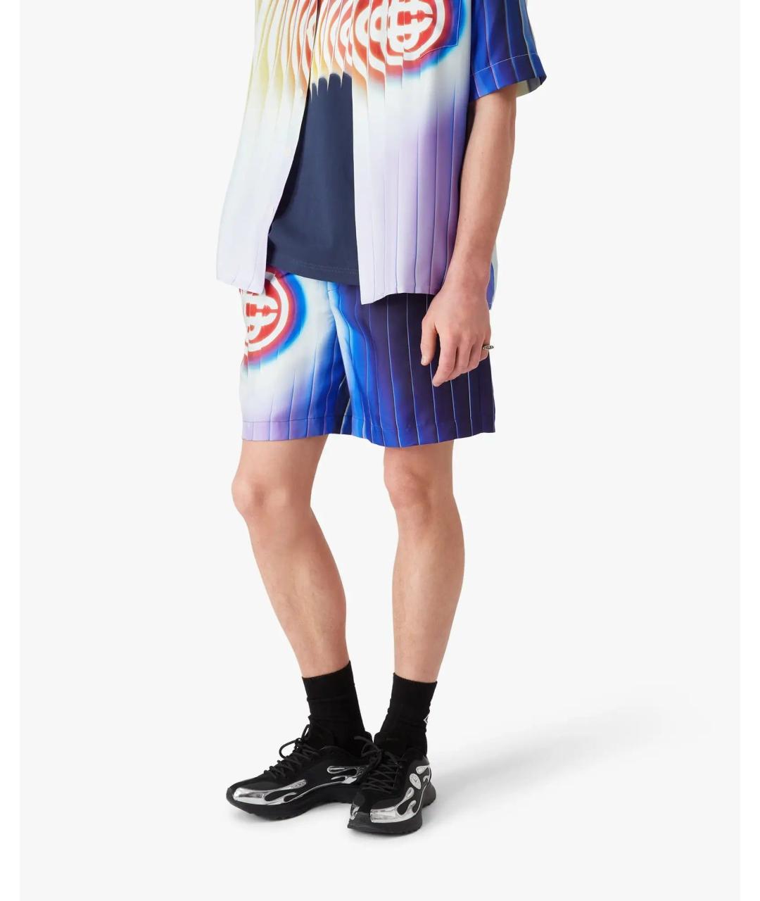 CASABLANCA Мульти шелковые шорты, фото 4