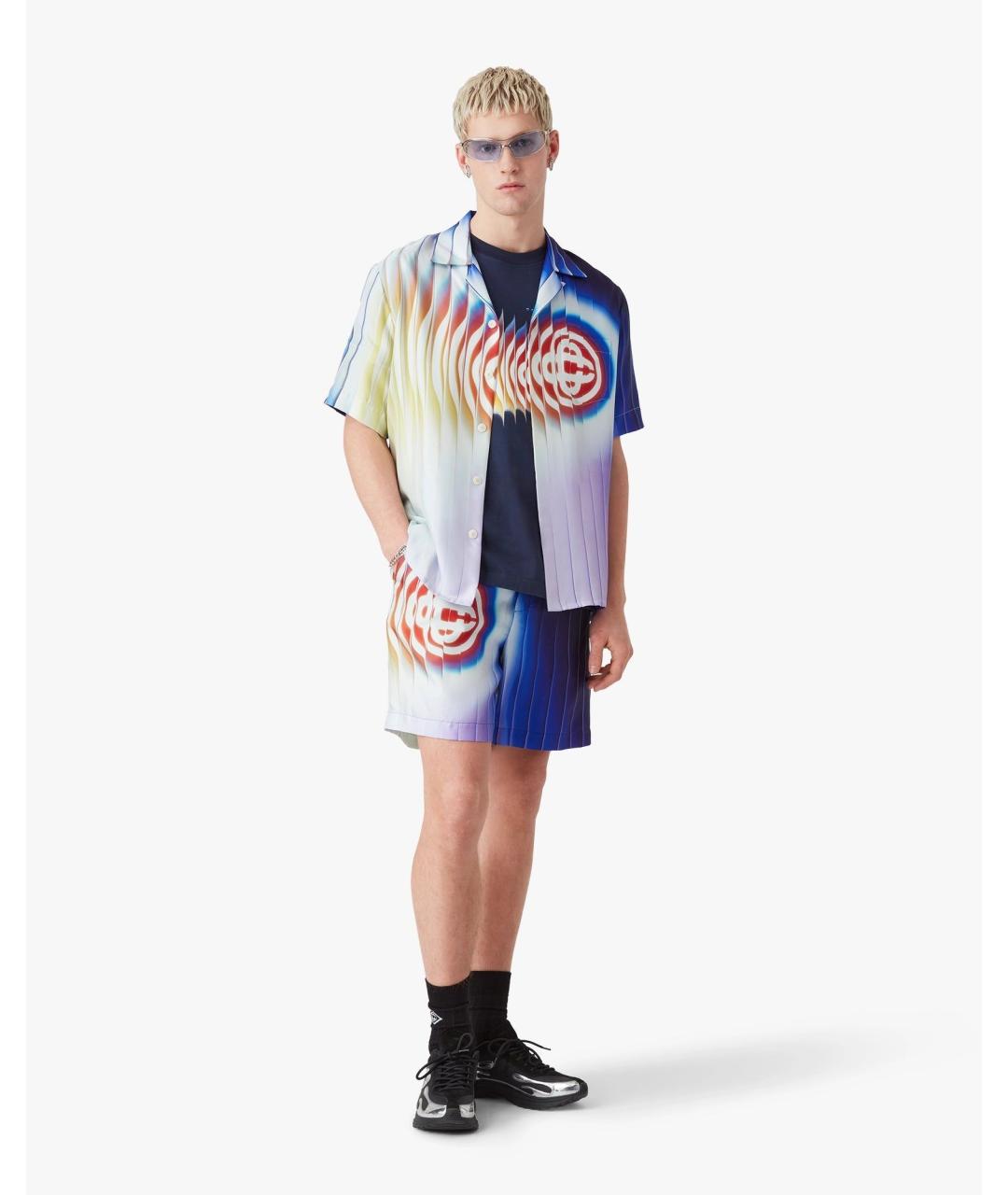 CASABLANCA Мульти шелковые шорты, фото 2