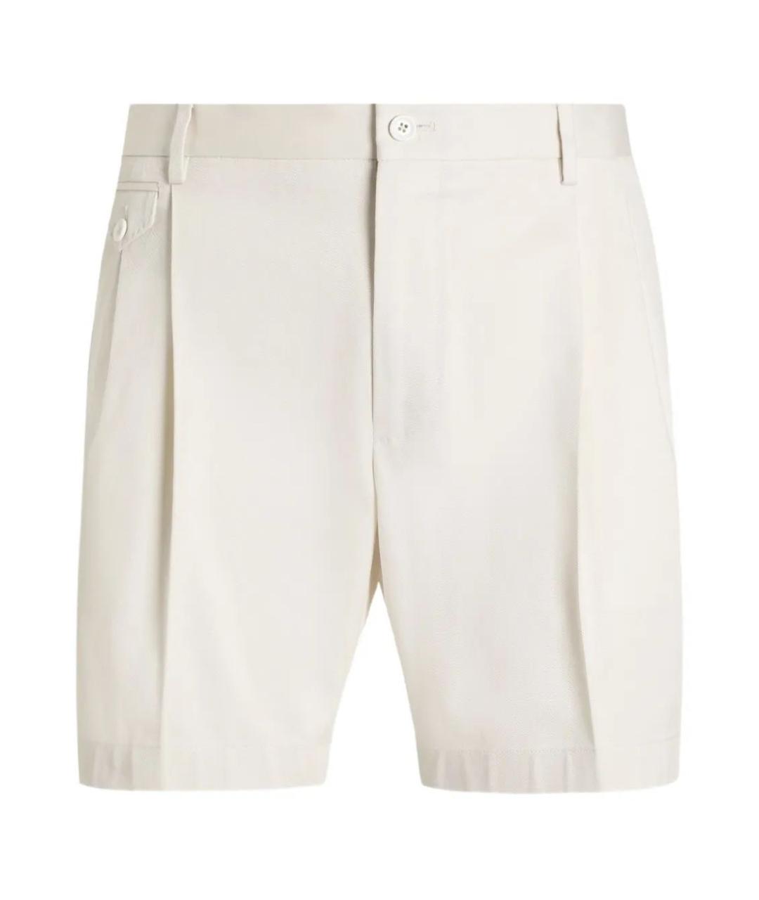 DOLCE&GABBANA Бежевые хлопковые шорты, фото 1