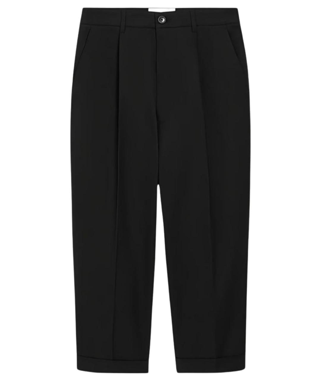 Ami Paris Черные хлопковые повседневные брюки, фото 1