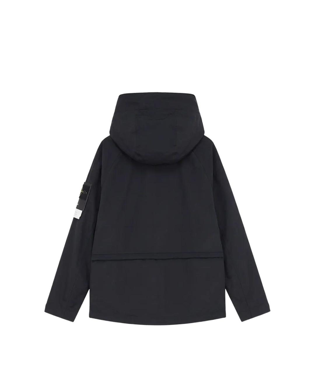STONE ISLAND Черная полиэстеровая парка, фото 2