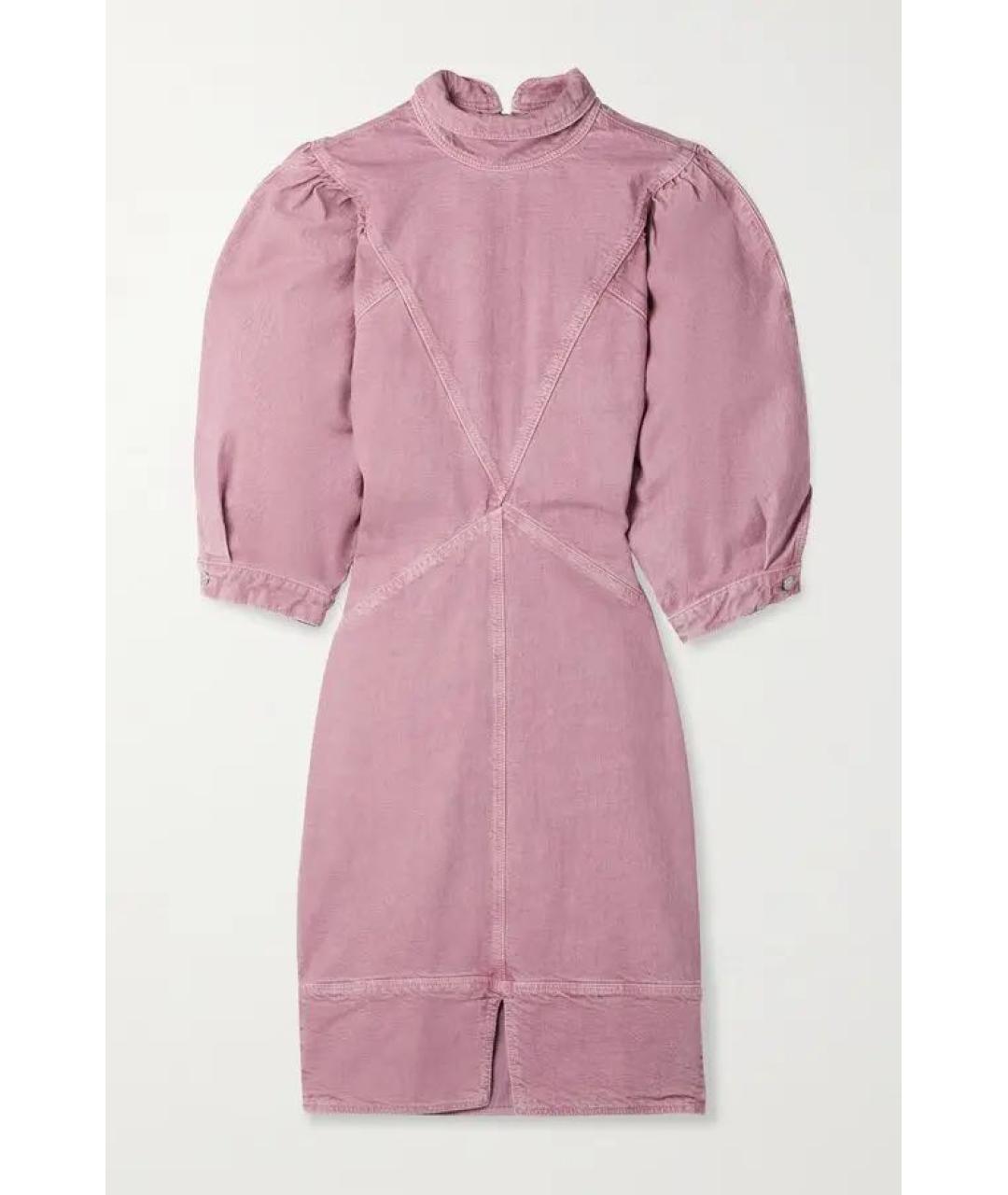ISABEL MARANT Розовое повседневное платье, фото 9