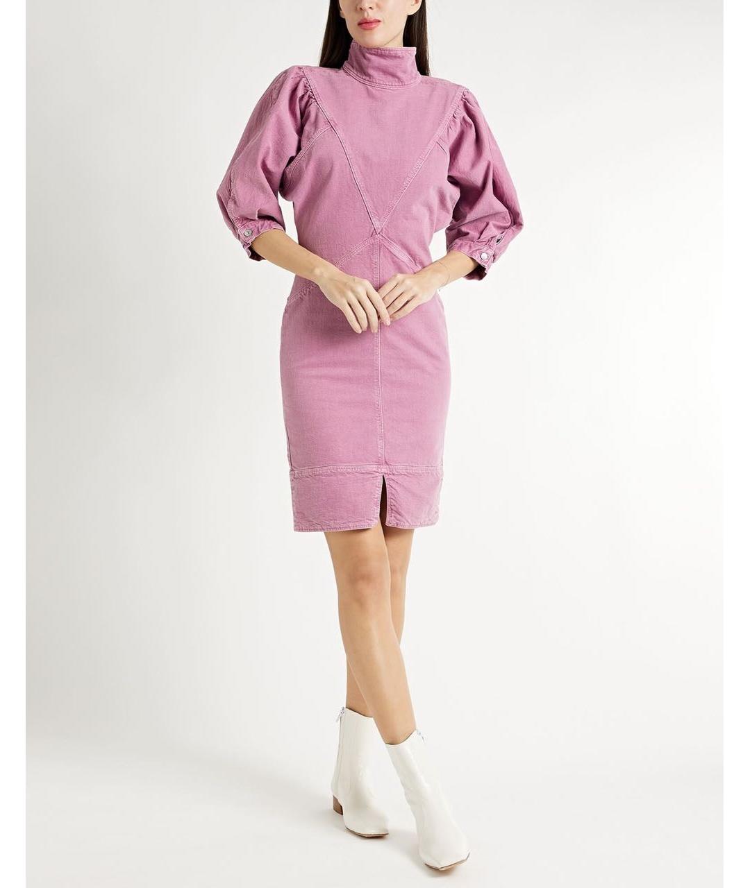 ISABEL MARANT Розовое повседневное платье, фото 6