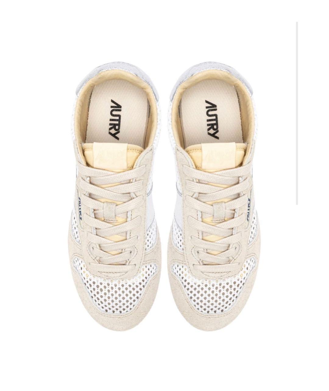 AUTRY Бежевые замшевые кроссовки, фото 2