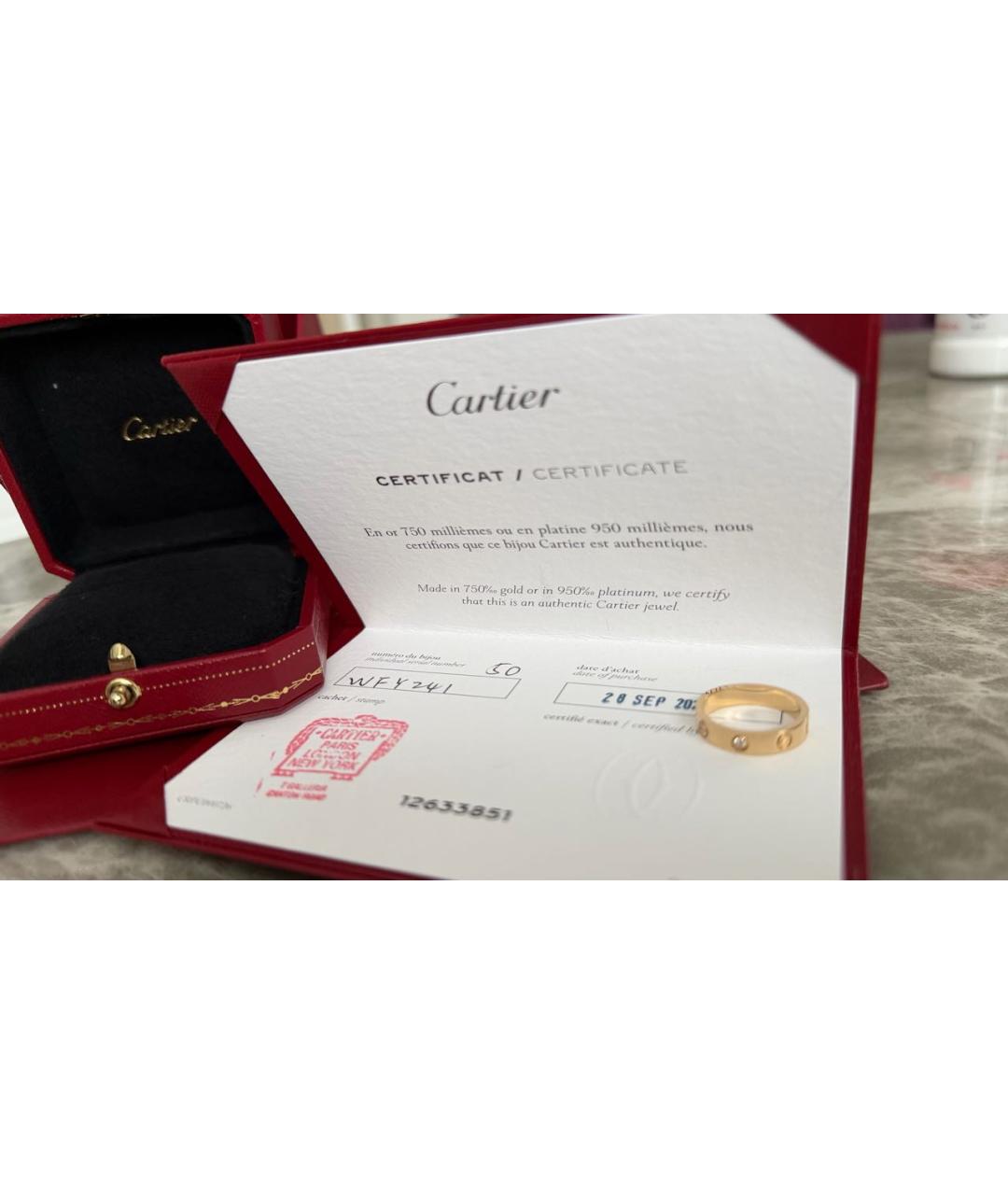 CARTIER Золотое кольцо из желтого золота, фото 3