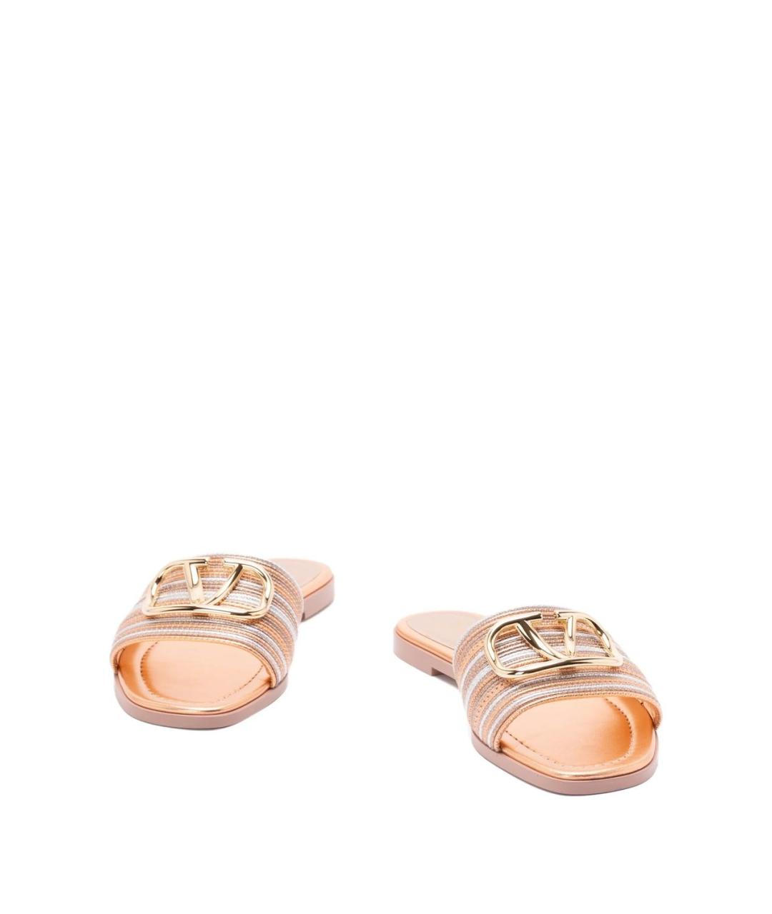 VALENTINO Мульти кожаные шлепанцы, фото 3