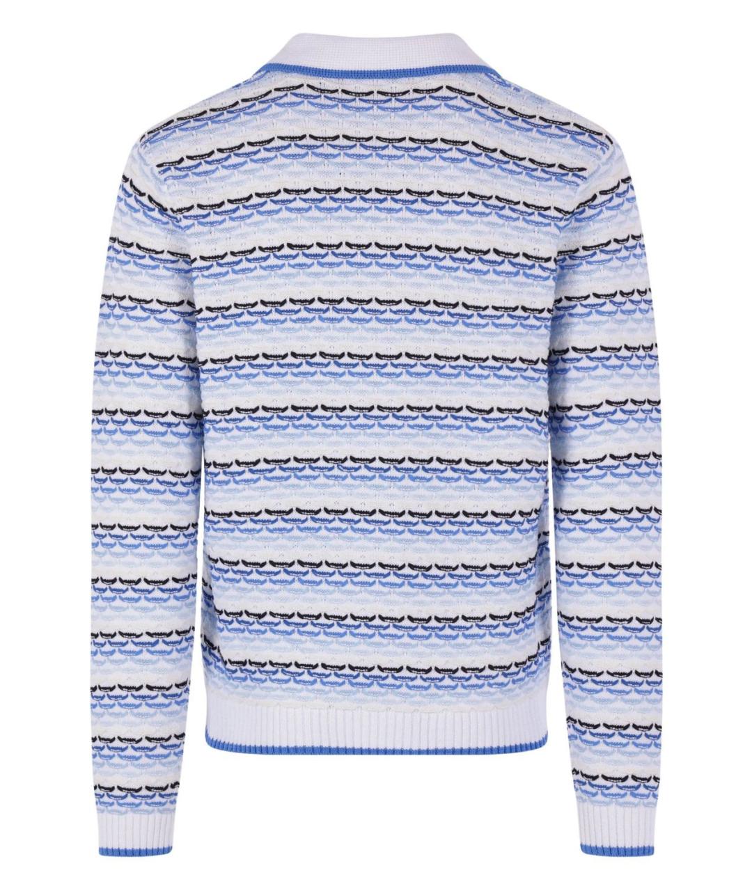 CASABLANCA Мульти хлопковое поло с длинным рукавом, фото 4