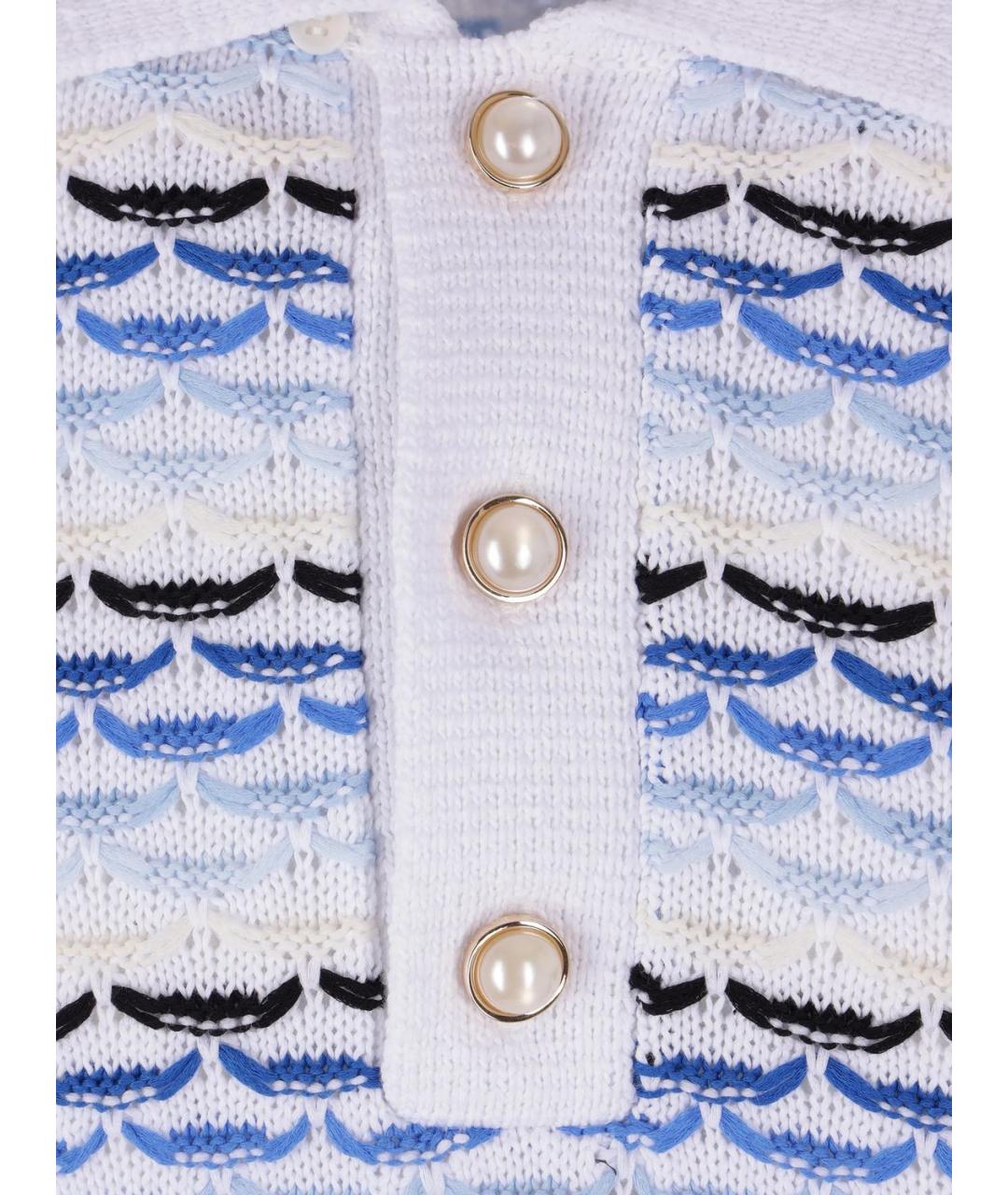 CASABLANCA Мульти хлопковое поло с длинным рукавом, фото 3