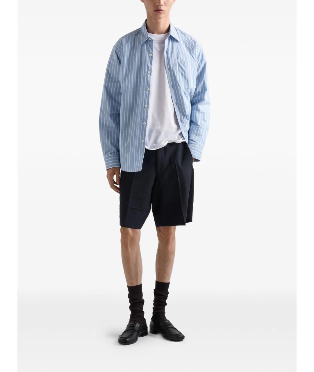 PRADA Белая хлопковая футболка, фото 3