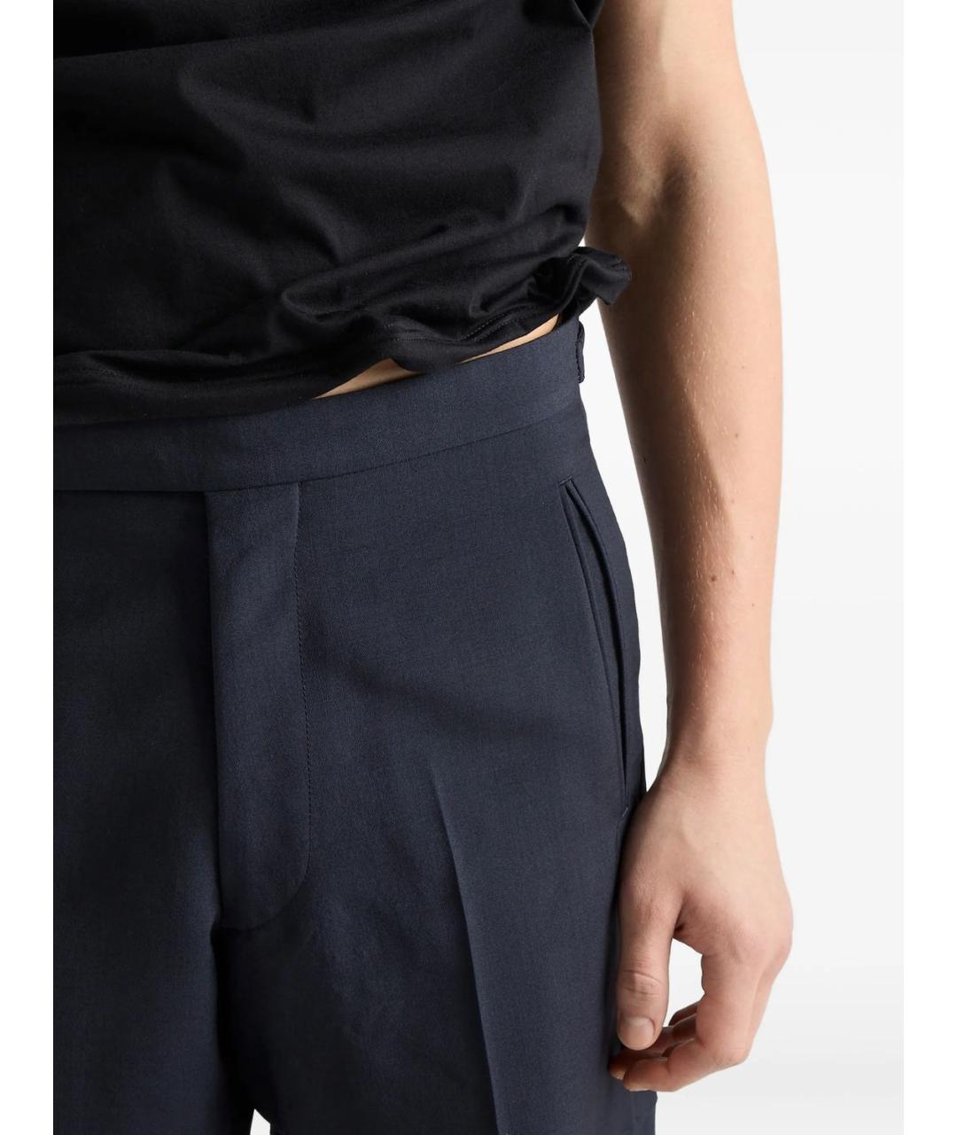 PRADA Черная хлопковая футболка, фото 5