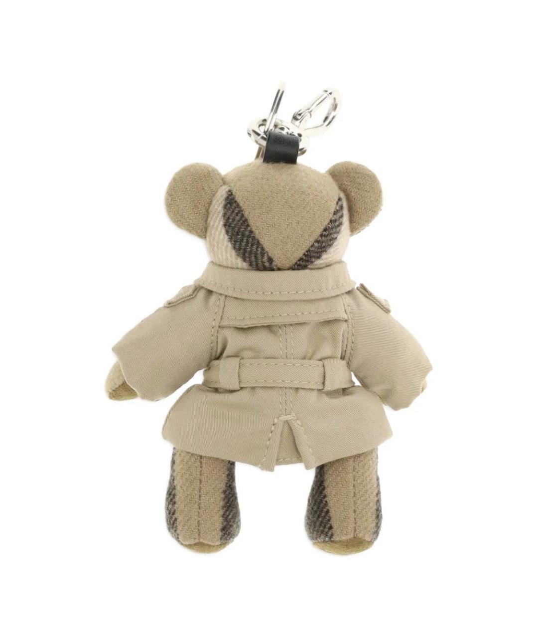 BURBERRY Бежевый брелок, фото 2
