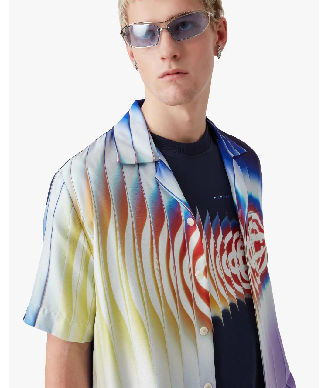 CASABLANCA Мульти шелковая кэжуал рубашка, фото 4