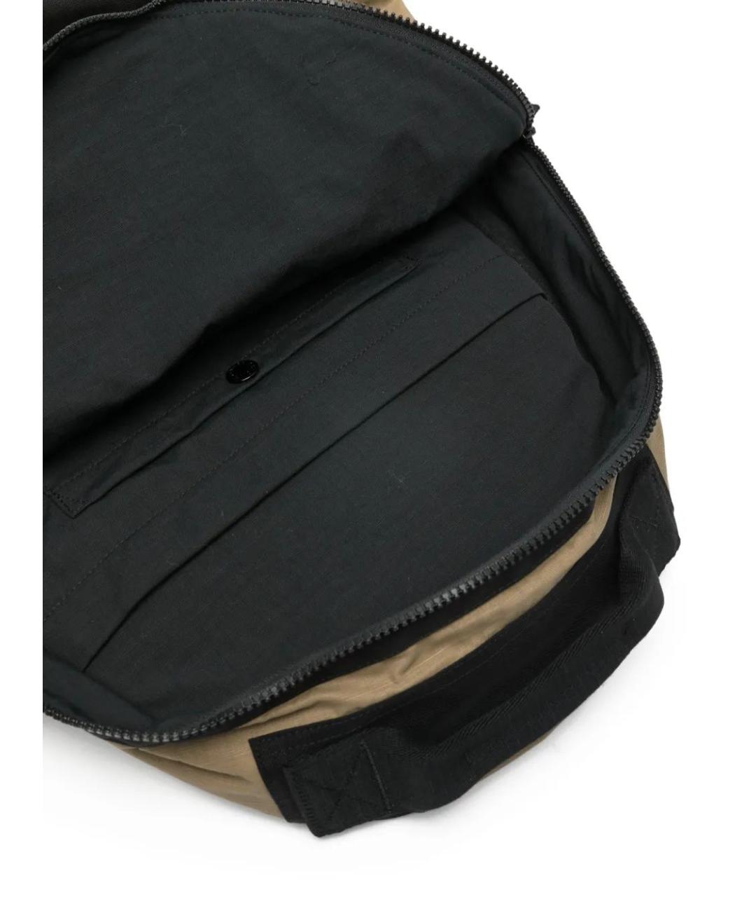 STONE ISLAND Зеленый хлопковый рюкзак, фото 5