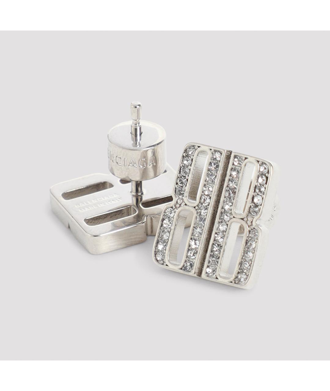 BALENCIAGA Серебряные серьги, фото 2