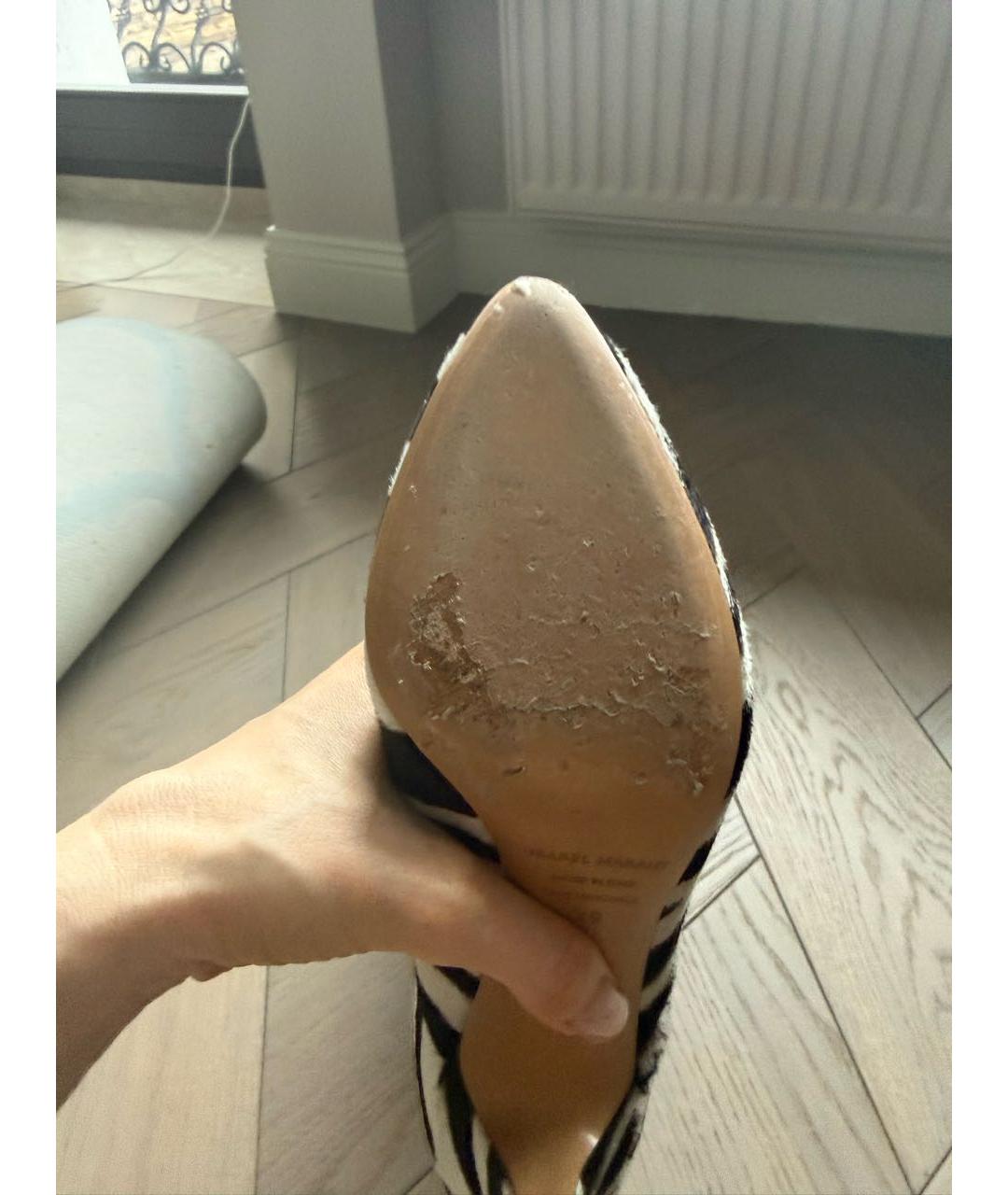 ISABEL MARANT Черные сапоги из экзотической кожи, фото 4