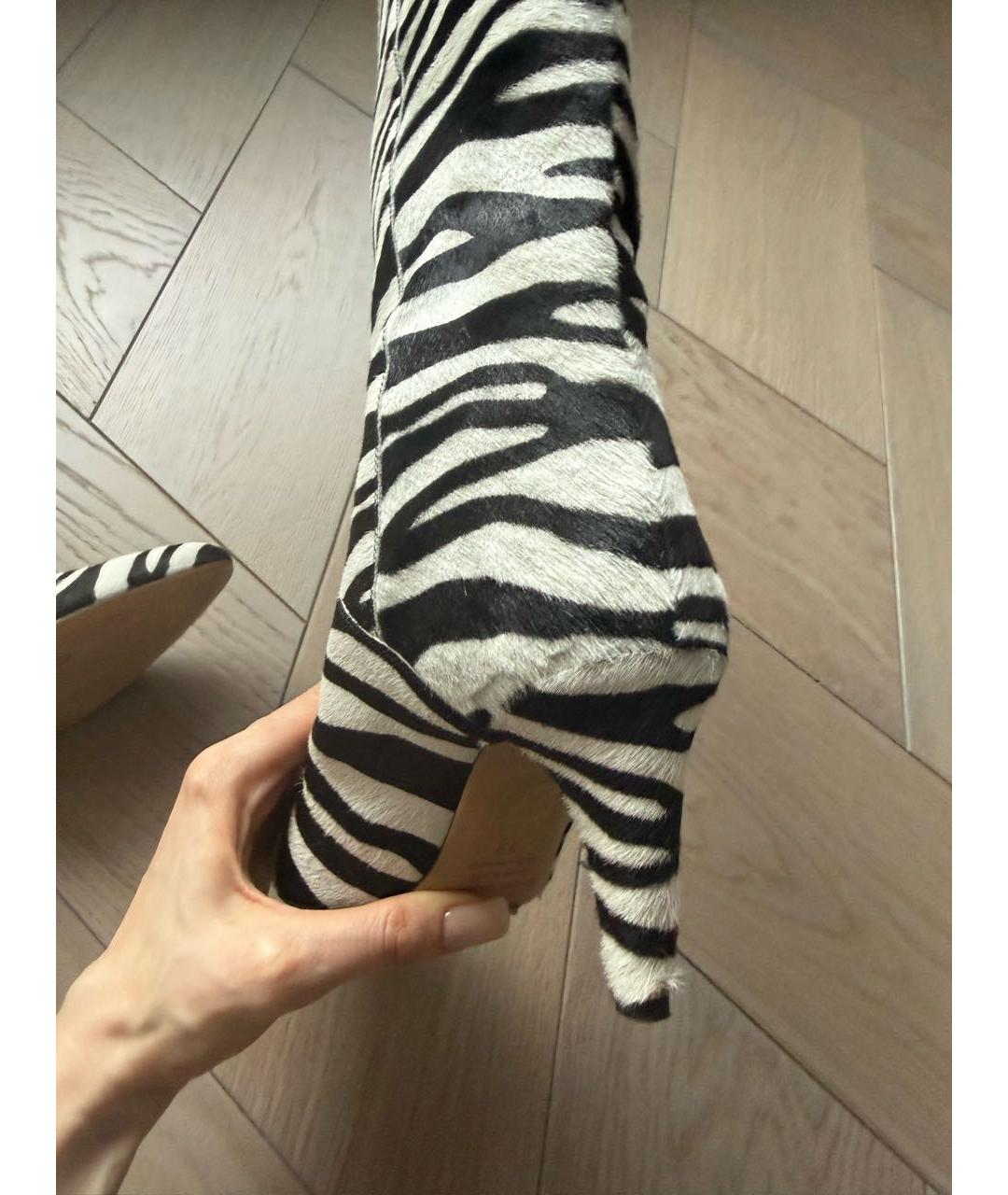 ISABEL MARANT Черные сапоги из экзотической кожи, фото 5