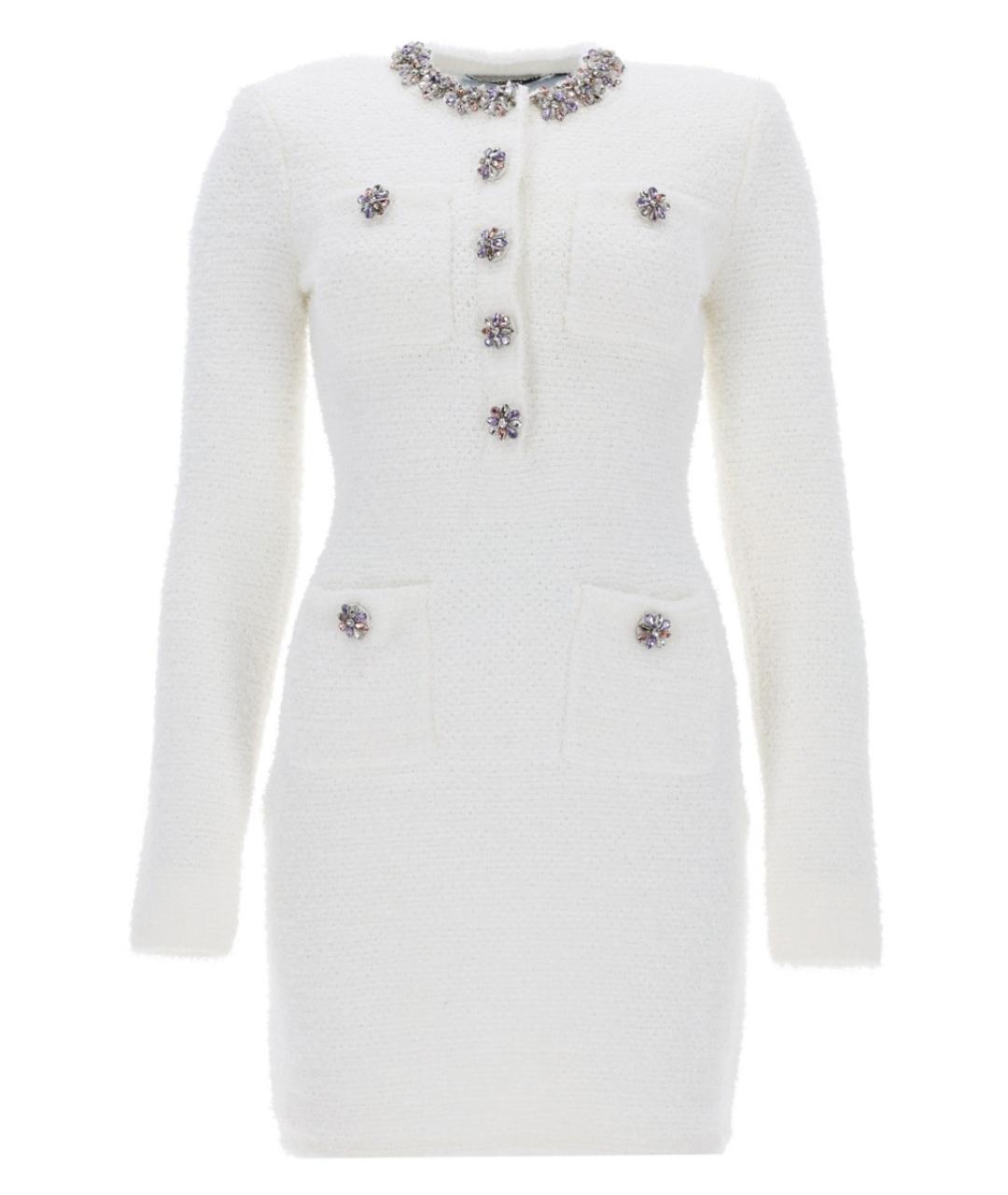 SELF-PORTRAIT Белое хлопковое повседневное платье, фото 1