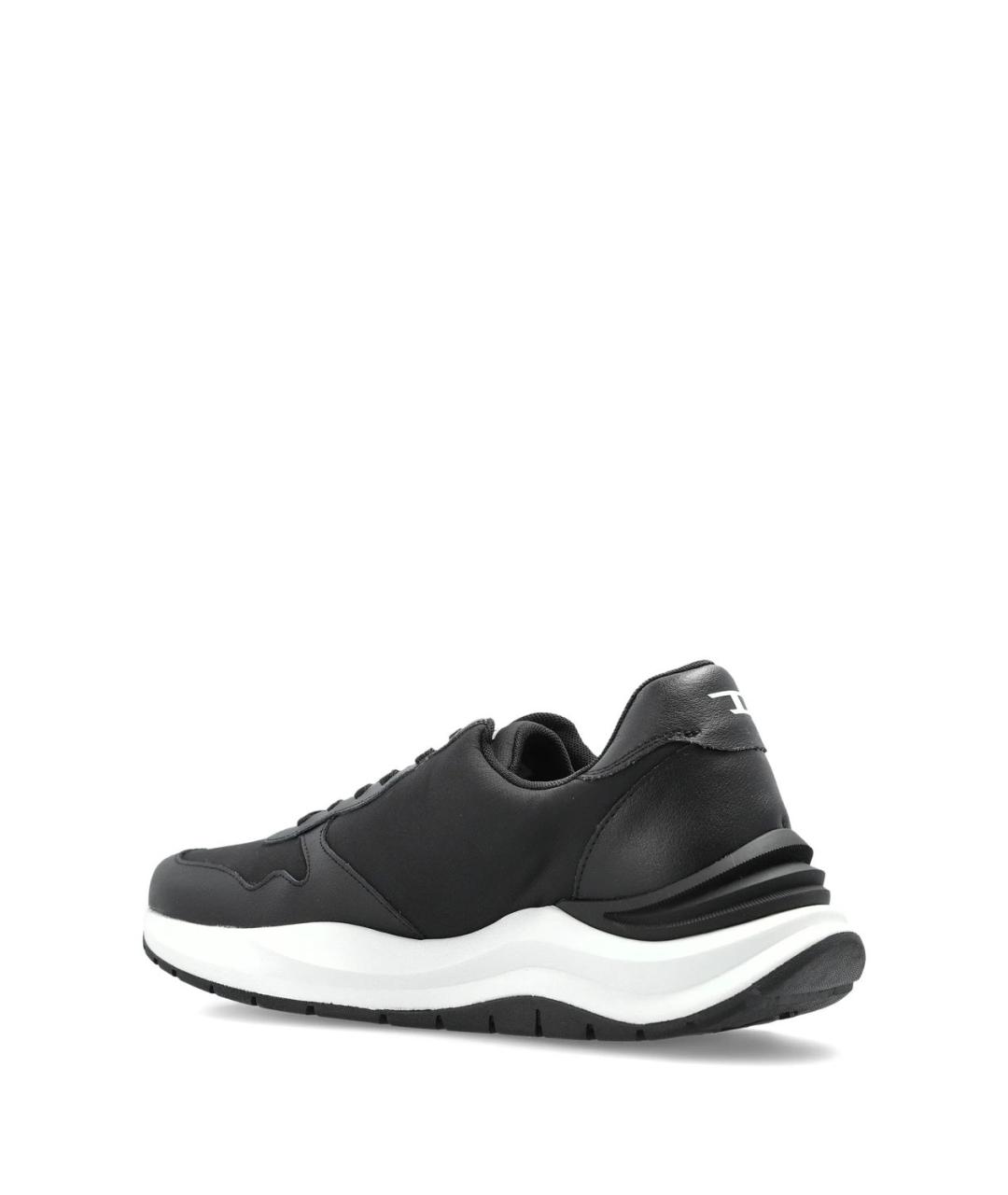 DIESEL Черные синтетические низкие кроссовки / кеды, фото 4