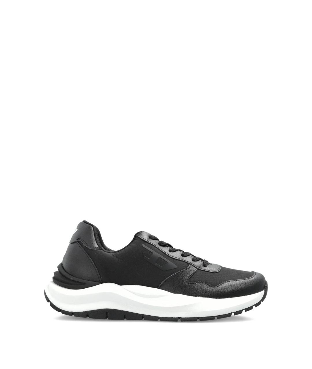 DIESEL Черные синтетические низкие кроссовки / кеды, фото 1