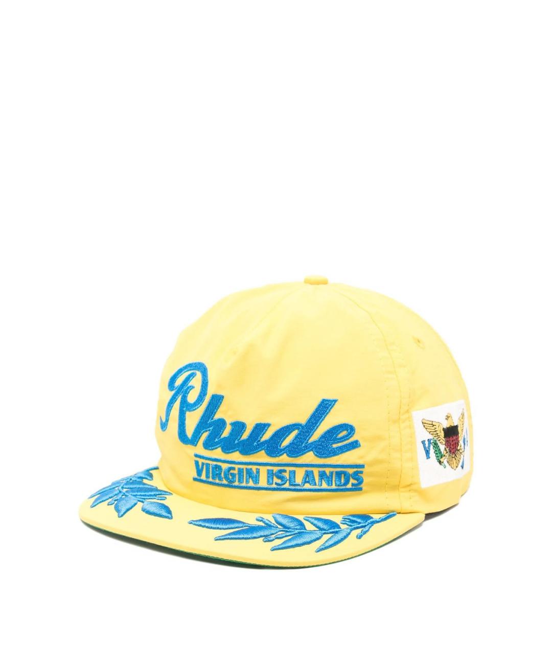 RHUDE Желтая кепка/бейсболка, фото 1