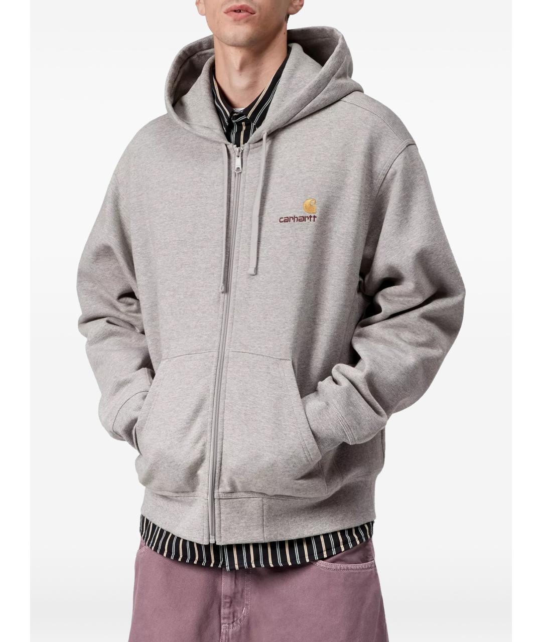 CARHARTT WIP Серая хлопковая куртка, фото 3