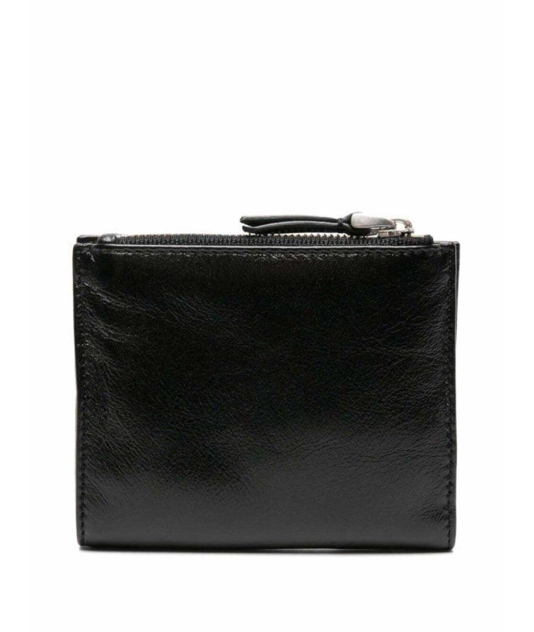 Ami Paris Черный кожаный кошелек, фото 2