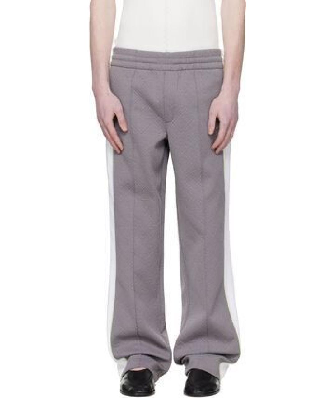 CASABLANCA Серые полиэстеровые повседневные брюки, фото 2