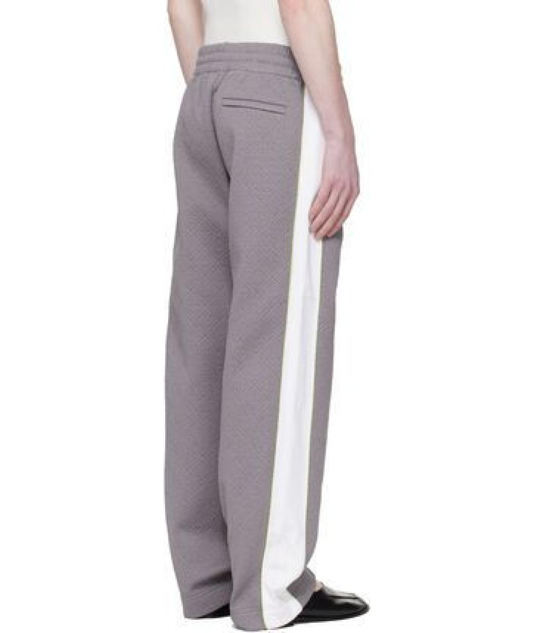 CASABLANCA Серые полиэстеровые повседневные брюки, фото 5