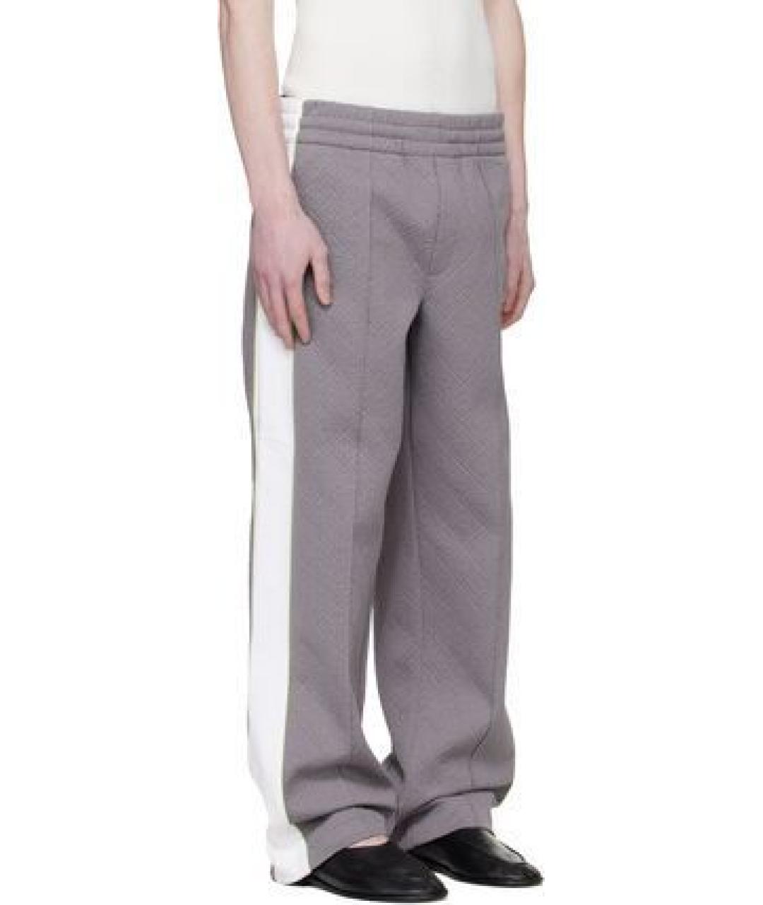 CASABLANCA Серые полиэстеровые повседневные брюки, фото 3