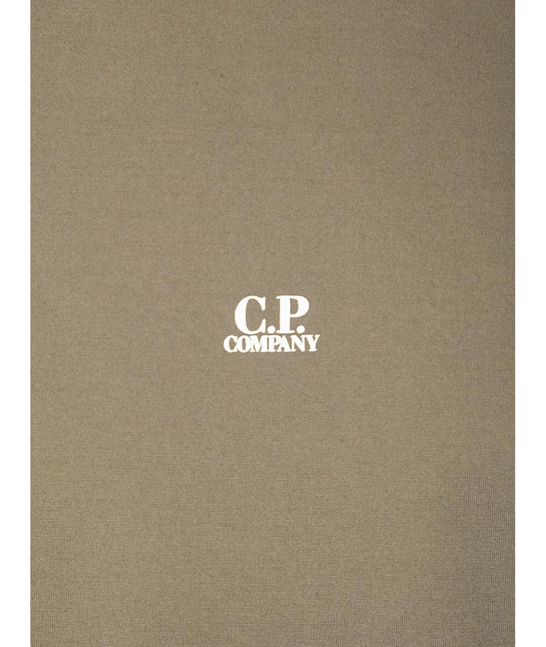CP COMPANY Зеленая хлопковая футболка, фото 3