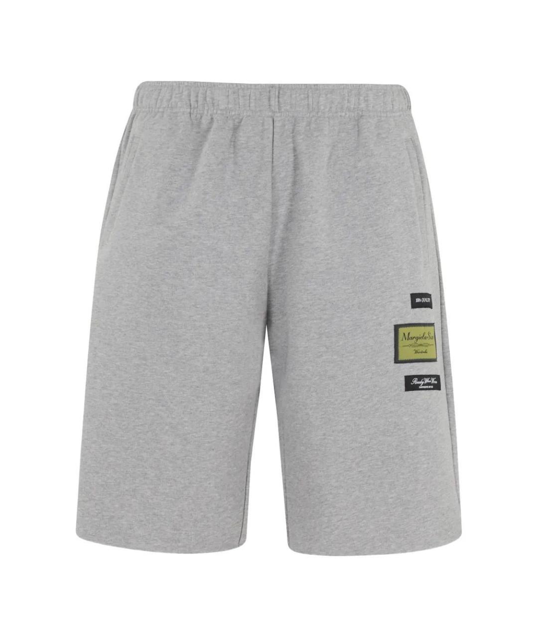 MM6 MAISON MARGIELA Серые хлопковые шорты, фото 2