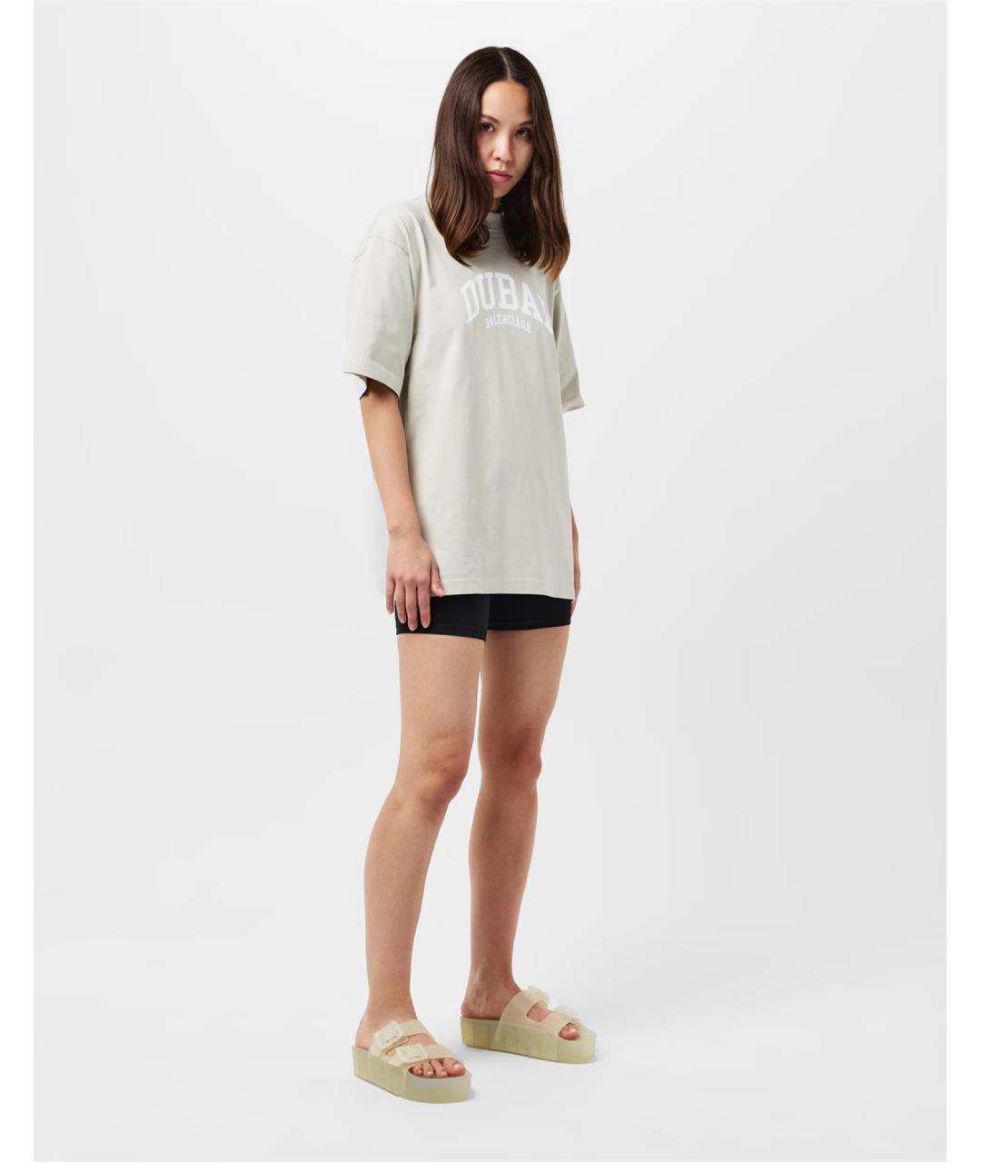 BALENCIAGA Белые резиновые сандалии, фото 5