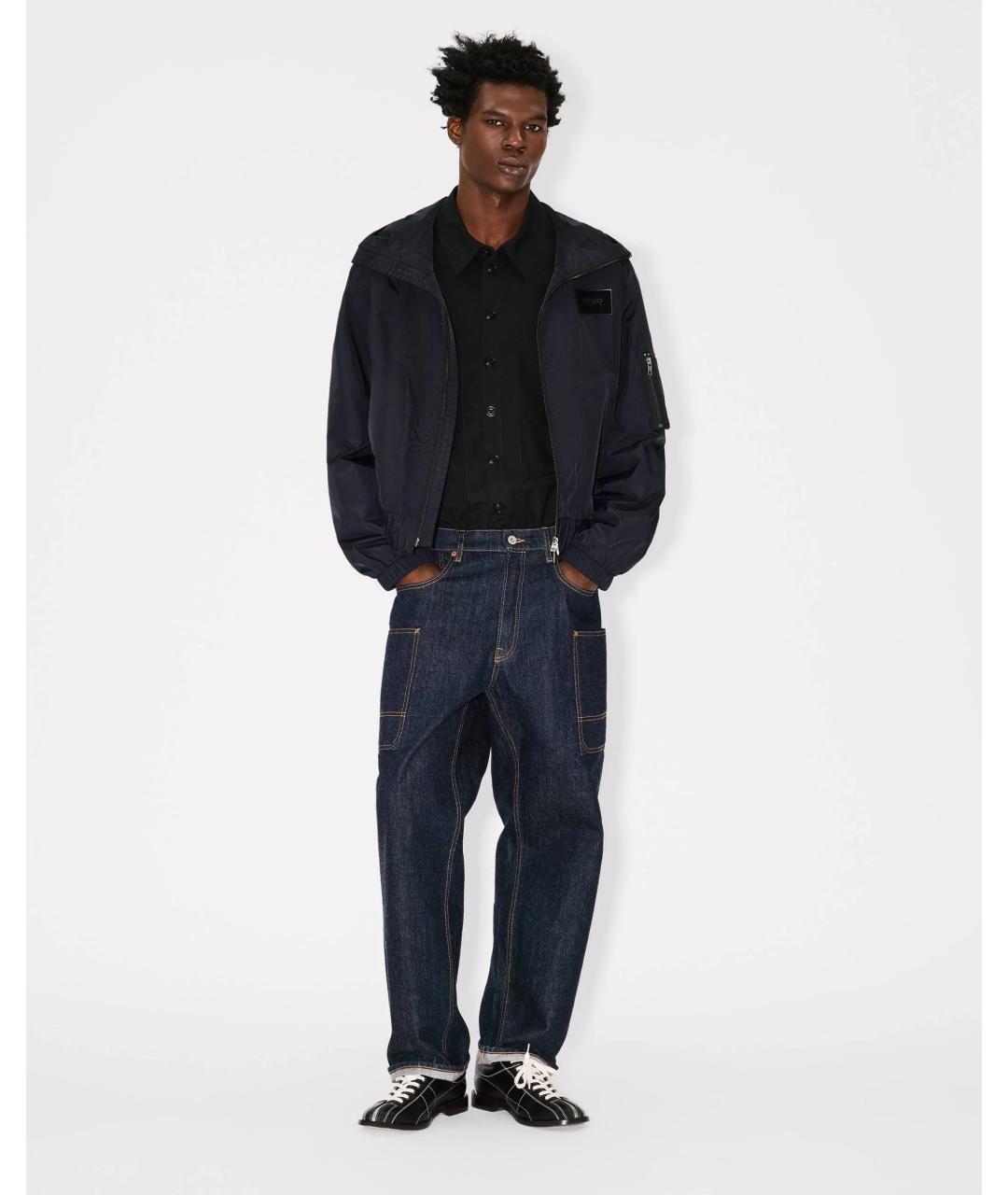 KENZO Черная полиамидовая куртка, фото 3