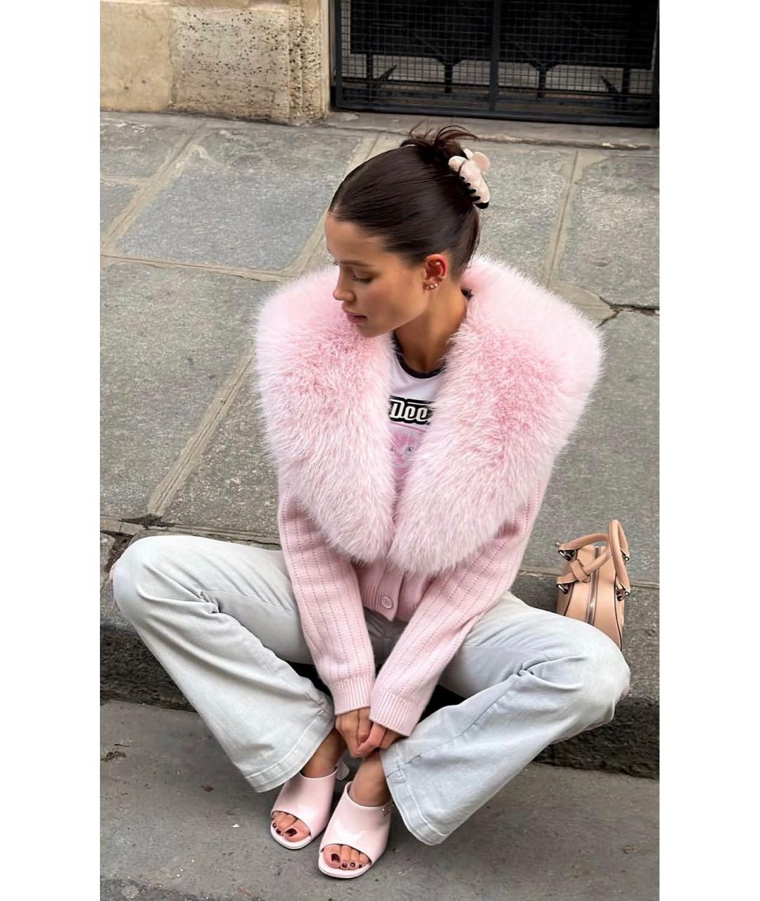 CHANEL Розовые кожаные мюли, фото 6