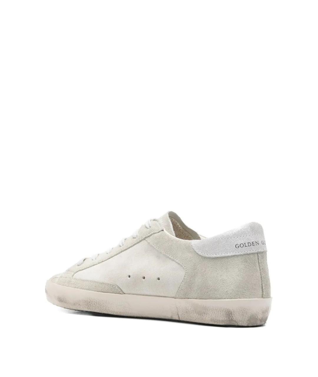 GOLDEN GOOSE DELUXE BRAND Белые кожаные кроссовки, фото 4
