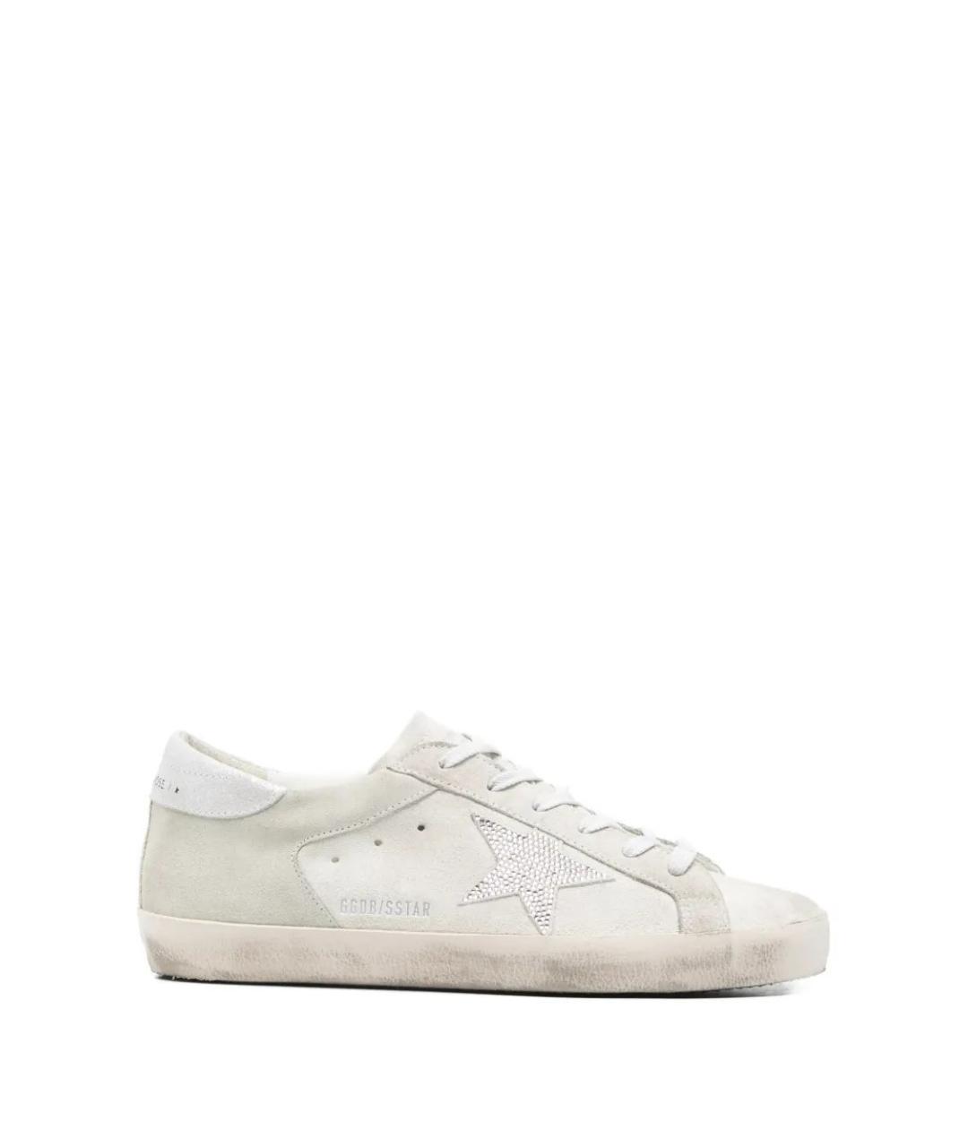 GOLDEN GOOSE DELUXE BRAND Белые кожаные кроссовки, фото 1