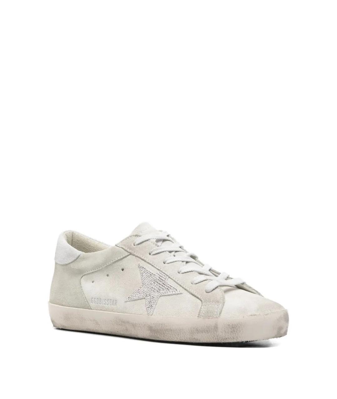 GOLDEN GOOSE DELUXE BRAND Белые кожаные кроссовки, фото 3